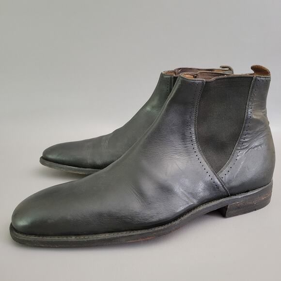 Grenson Black Leather Chelsea Boots Shoes Men\'s UK 8 F US 9 main image 10